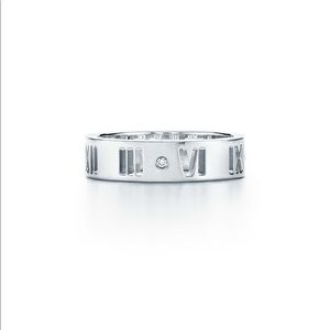 Tiffany Atlas Pierced Diamond Ring